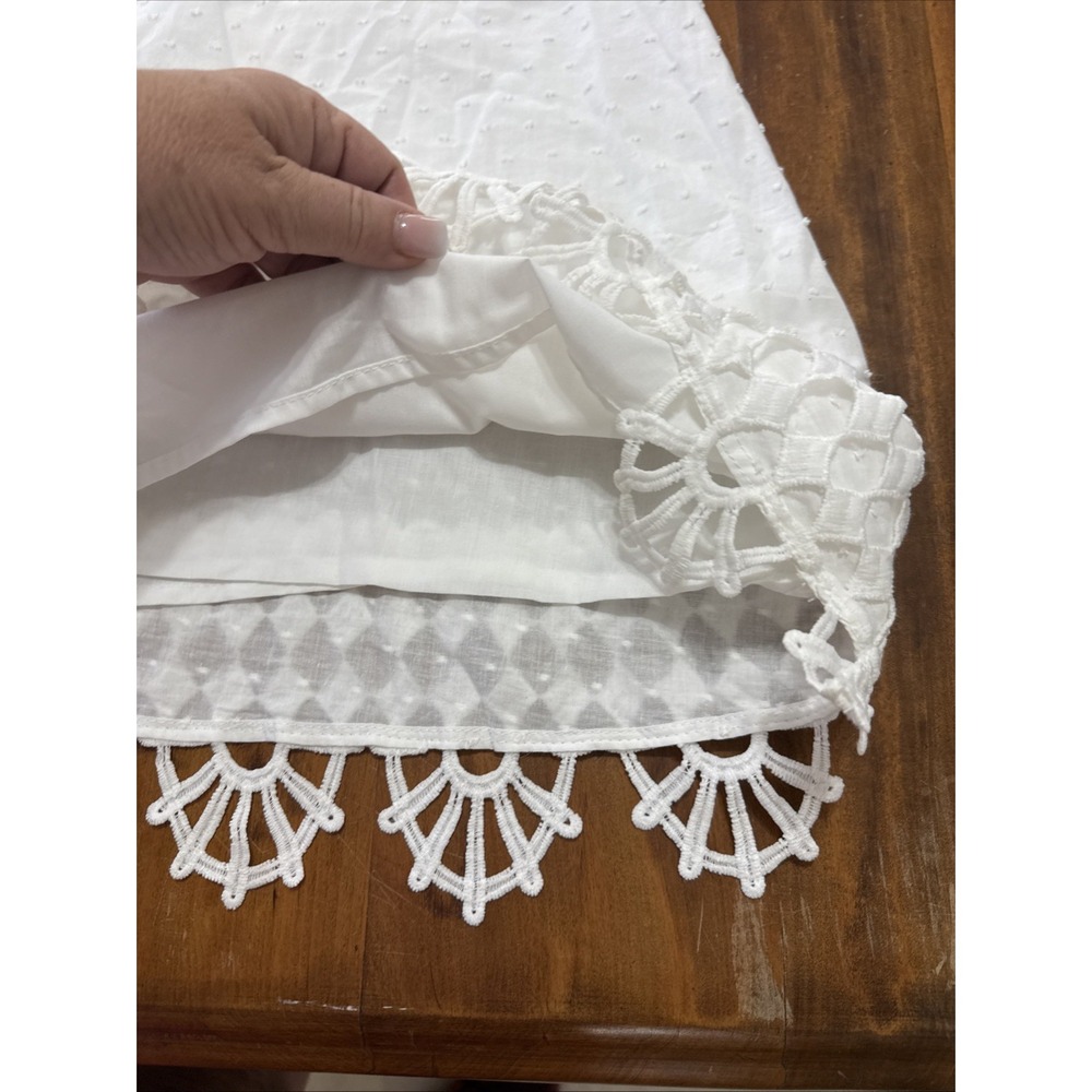 Cynthia Rowley Summer Crochet Embroidered Fruit Dress Size 7 - Picture 4 of 6